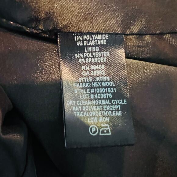 Theory Mod Print Sheath Dress Short Sleeve Knee Length Career - 0 - Picture 6 of 6